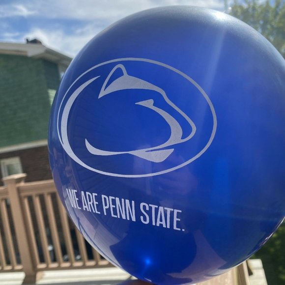 Pack Of 100 Penn State Football Balloons Nittany Lions PSU College Balloon Party - Picture 4 of 5